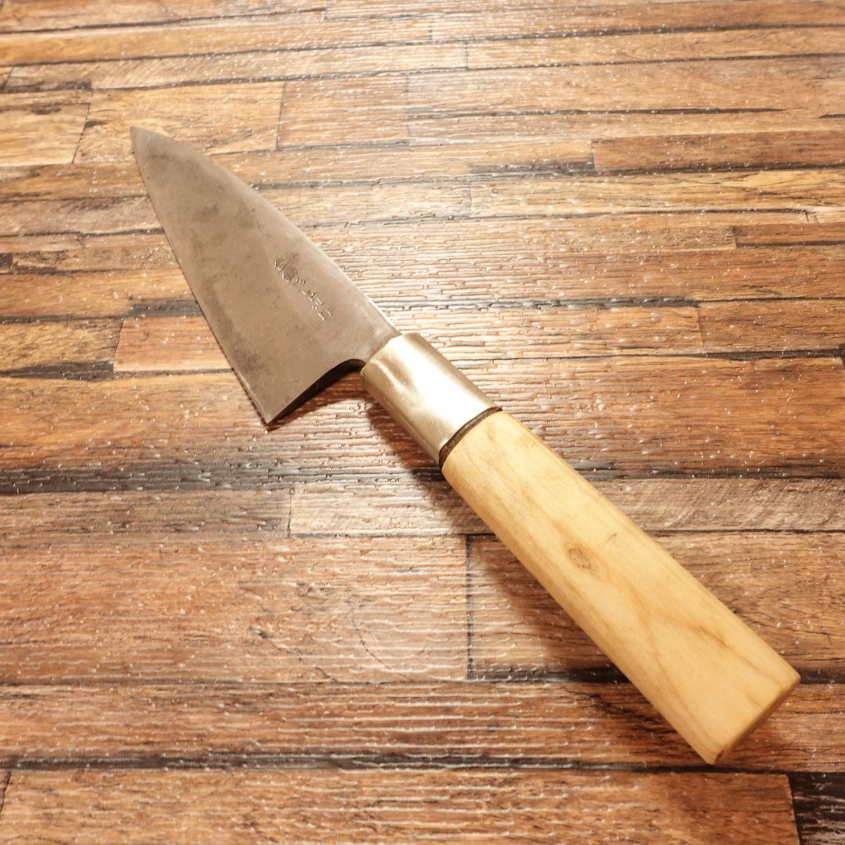 Sugimoto Deba Knife, Sharpened, Hagane Steel, Straight Edge, Registered Sugimoto Betsuuchi, 140mm
