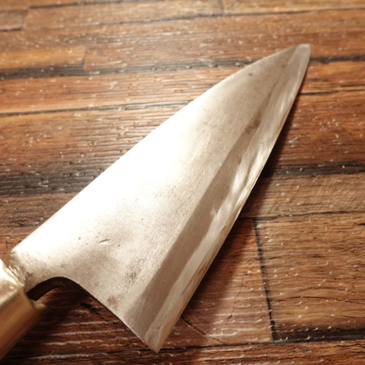 Sugimoto Deba Knife, Sharpened, Hagane Steel, Straight Edge, Registered Sugimoto Betsuuchi, 140mm