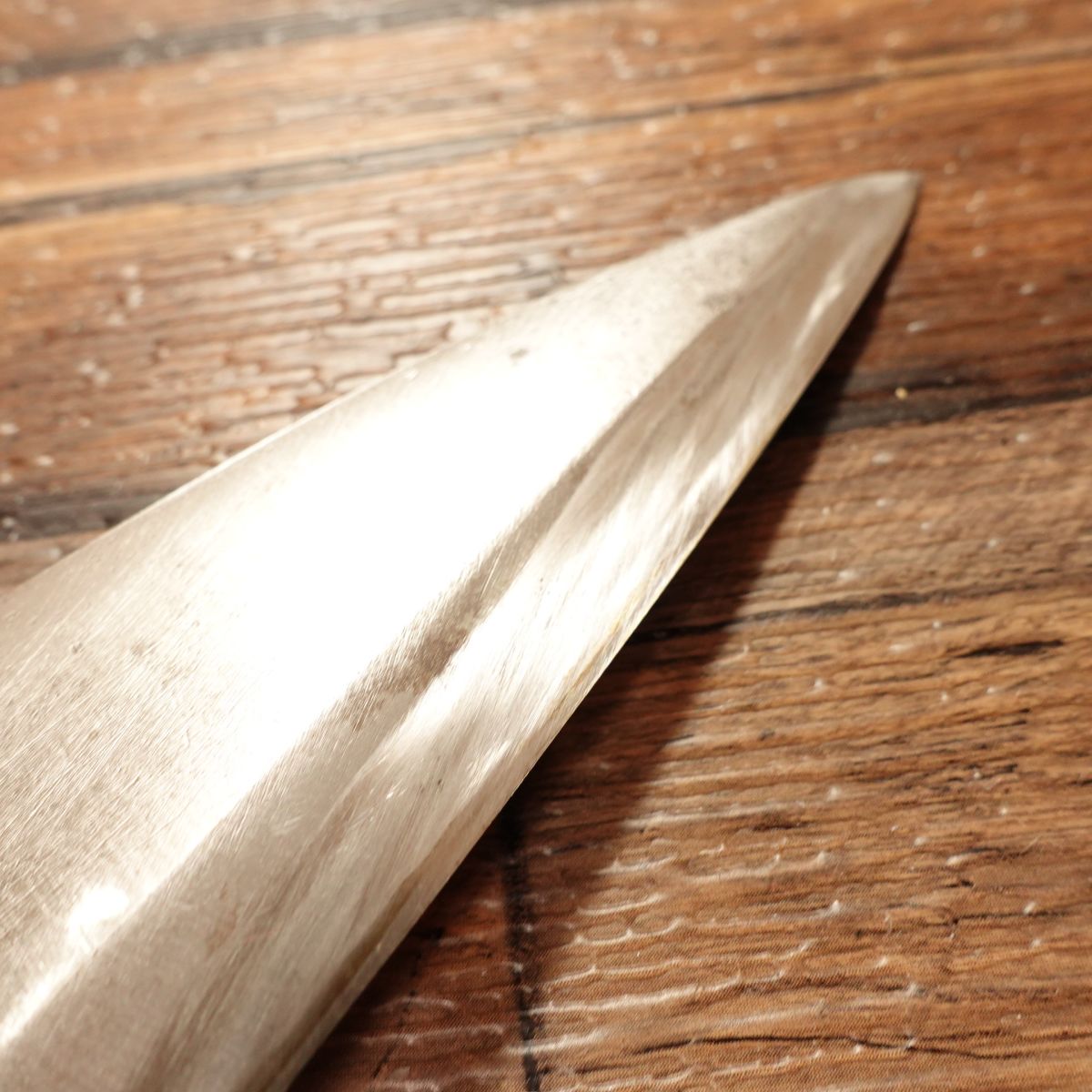 Sugimoto Deba Knife, Sharpened, Hagane Steel, Straight Edge, Registered Sugimoto Betsuuchi, 140mm