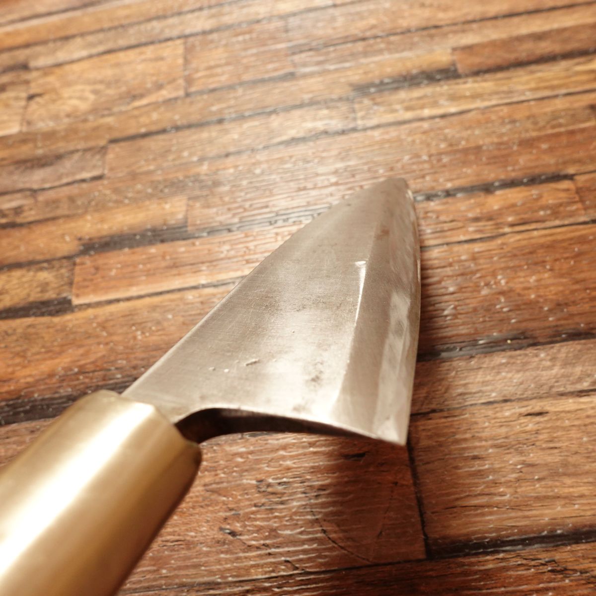 Sugimoto Deba Knife, Sharpened, Hagane Steel, Straight Edge, Registered Sugimoto Betsuuchi, 140mm