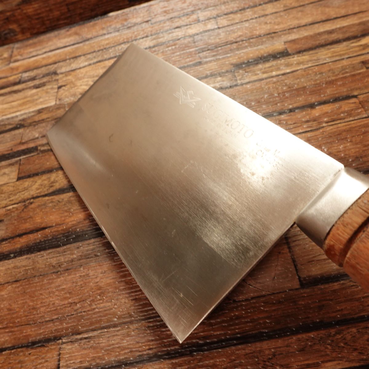 Sugimoto Chinese Cleaver, Sharpened, CM4030 Stainless Steel, Chrome Molybdenum, Tokyo Sugimoto, 190mm