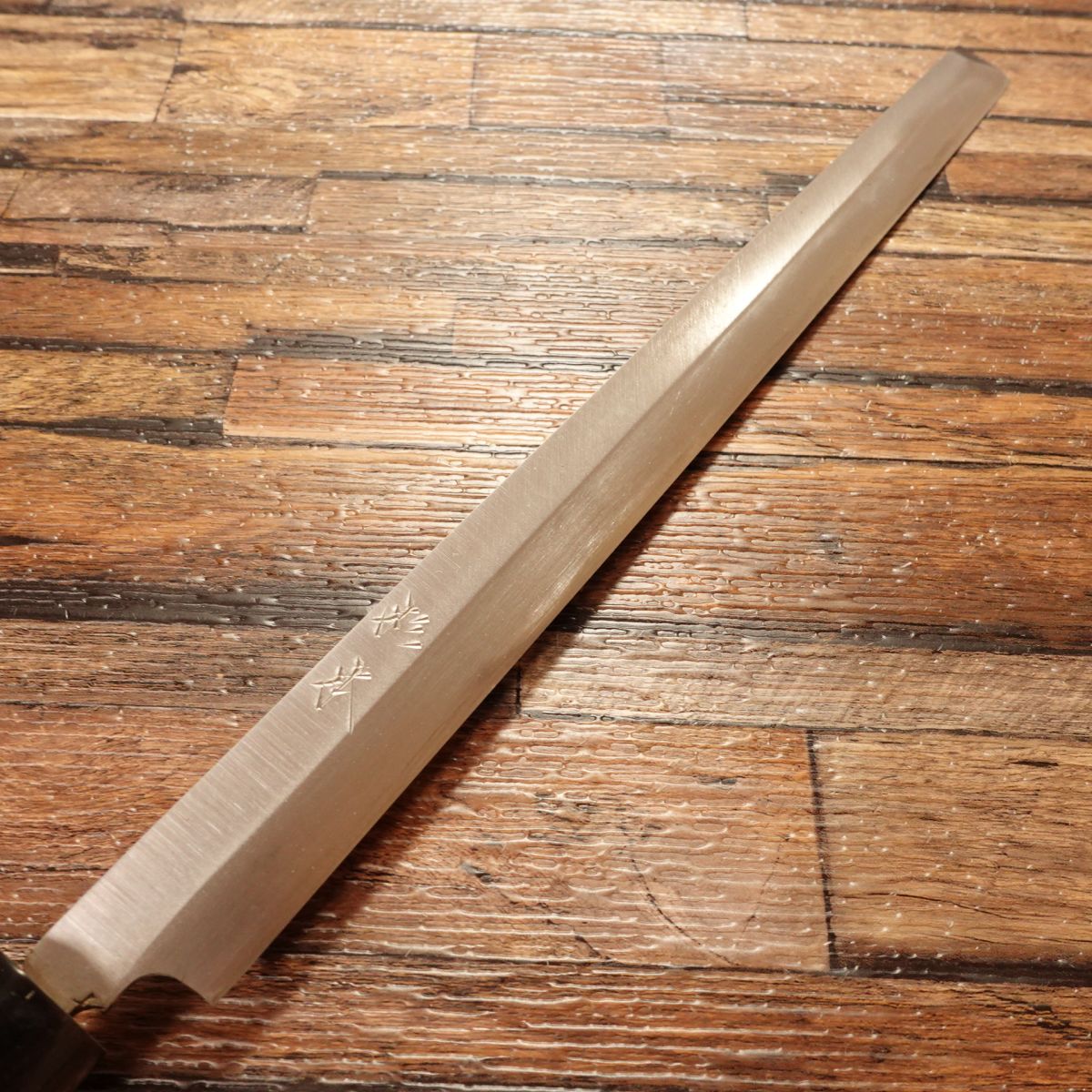 Sugimoto Tako-Hiki Knife, Sharpened, Water Buffalo Handle, Sashimi Knife, Aogami Steel, Nearly Unused, Boxed, 275mm