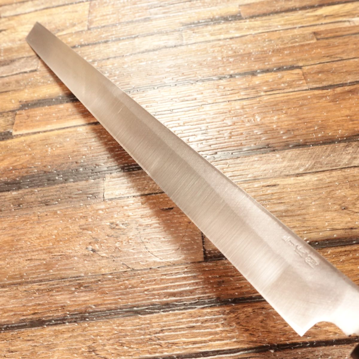 Sugimoto Tako-Hiki Knife, Sharpened, Water Buffalo Handle, Sashimi Knife, Aogami Steel, Nearly Unused, Boxed, 275mm