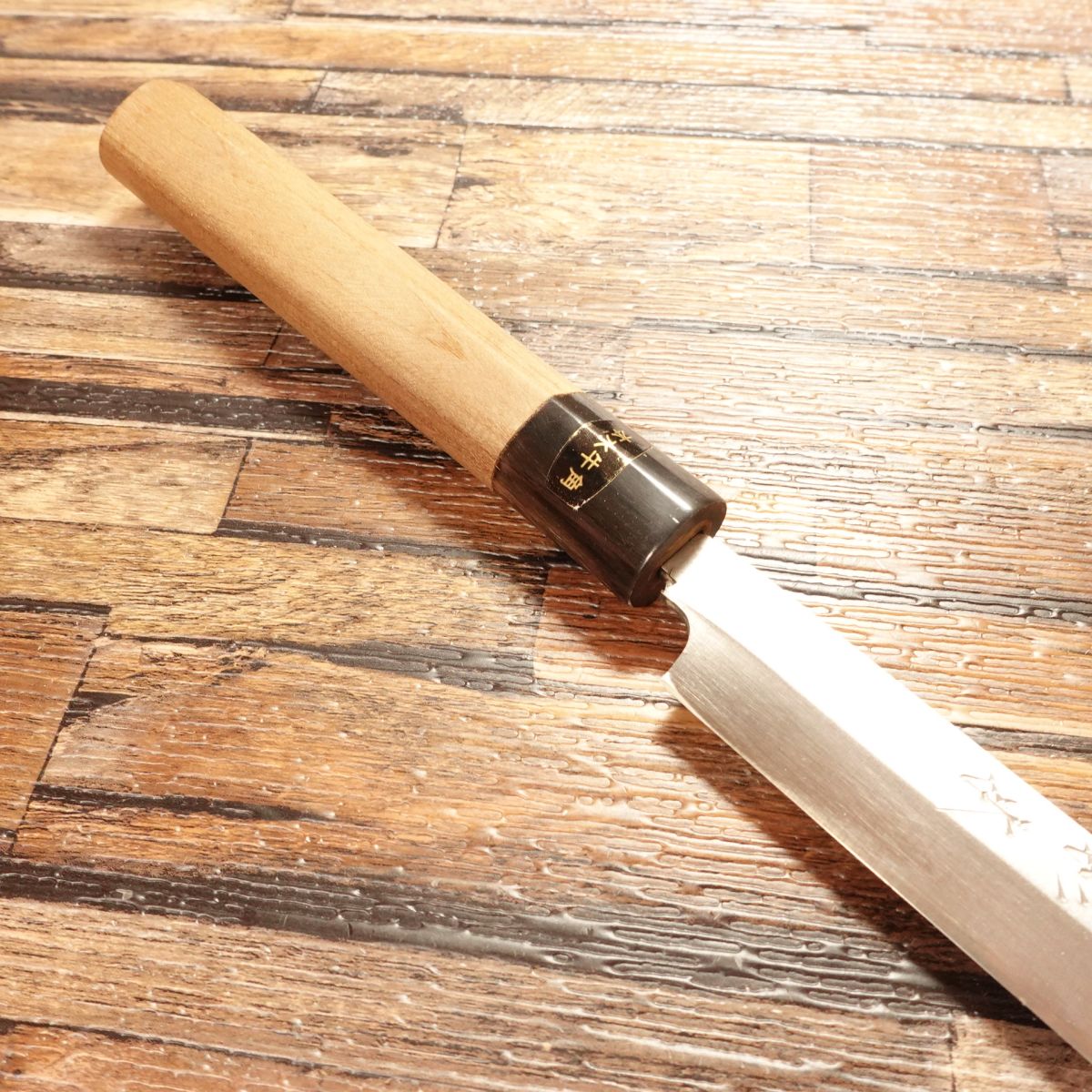 Sugimoto Tako-Hiki Knife, Sharpened, Water Buffalo Handle, Sashimi Knife, Aogami Steel, Nearly Unused, Boxed, 275mm