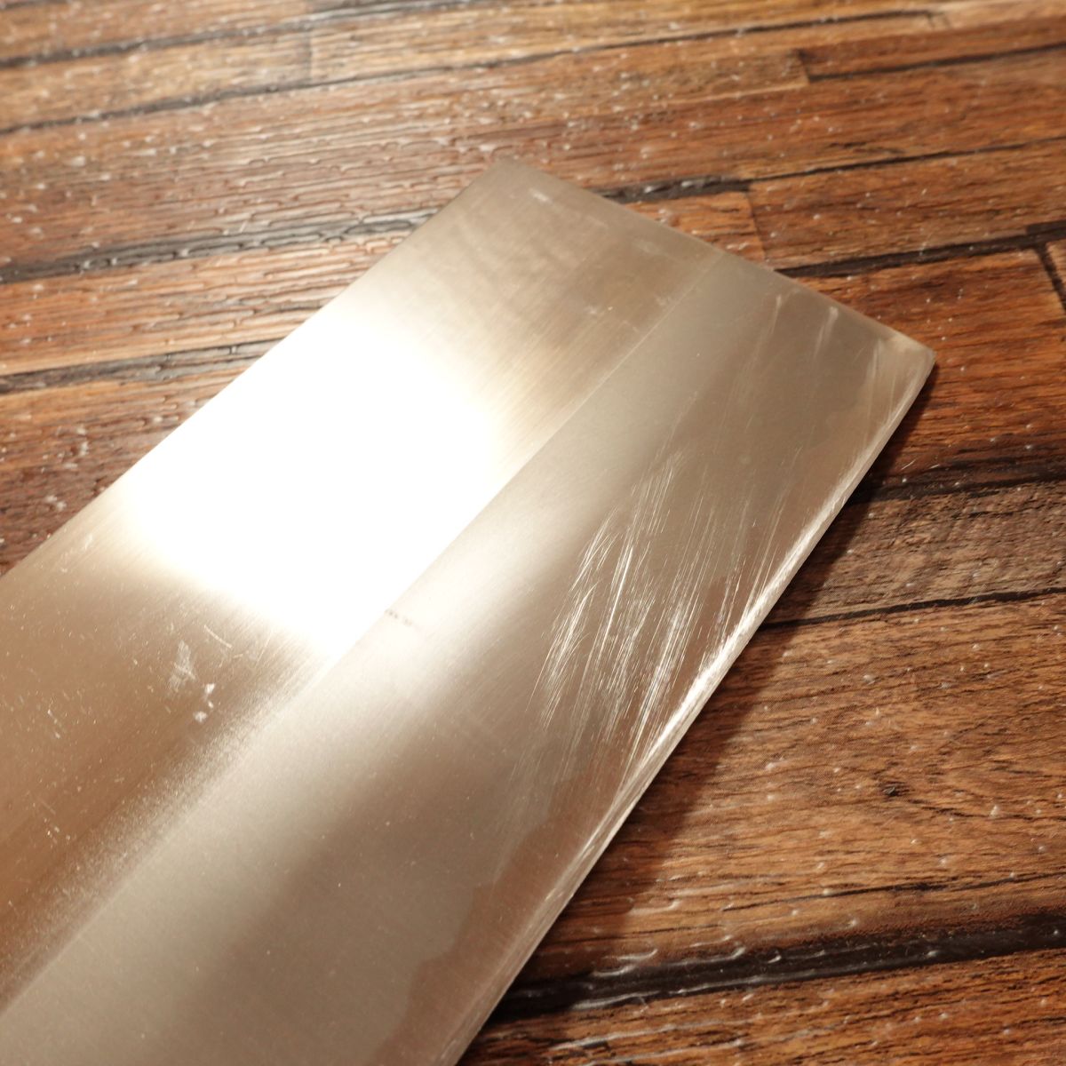 Menjiro Noodle Cutter Knife, Sharpened, Soba Cutter, Stainless Steel, Handmade, Crafted by Menjiro, 215mm