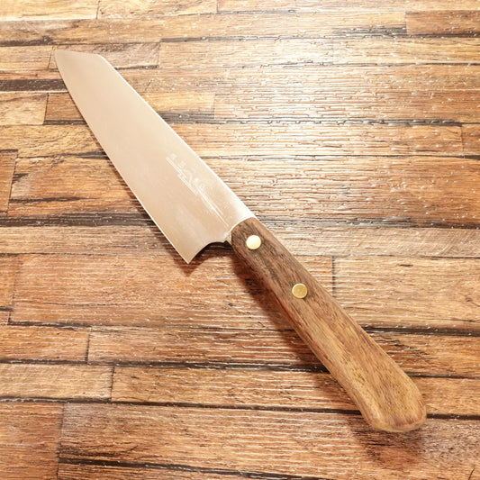 Gin-3 Warikomi Bunka Knife, Sharpened, Gin-san All-Purpose Knife, Santoku Style, Special Selection, 155mm