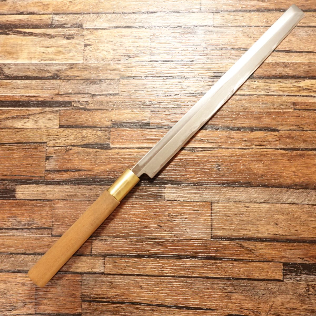 Nagamitsu Takobiki Knife, Sharpened, Sashimi Knife, Takobiki, Unused Stored Item, Boxed, 245mm