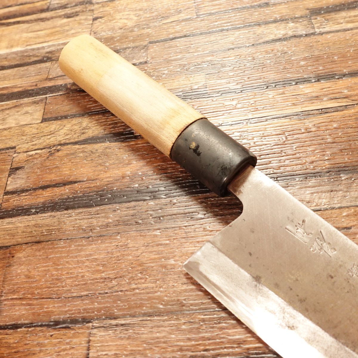 Suketoshi Ai-Deba Knife, Sharpened, Thin Deba Style, Hagane Steel, 155mm