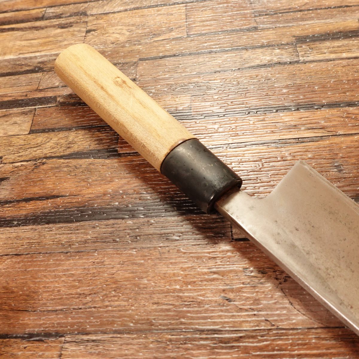 Suketoshi Ai-Deba Knife, Sharpened, Thin Deba Style, Hagane Steel, 155mm