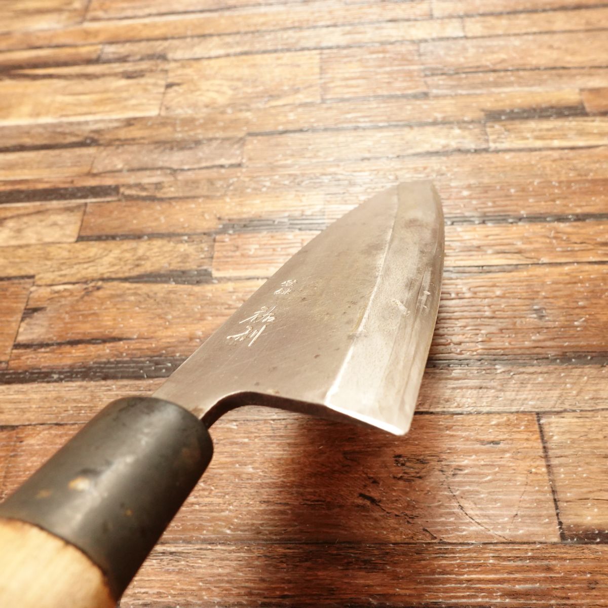 Suketoshi Ai-Deba Knife, Sharpened, Thin Deba Style, Hagane Steel, 155mm