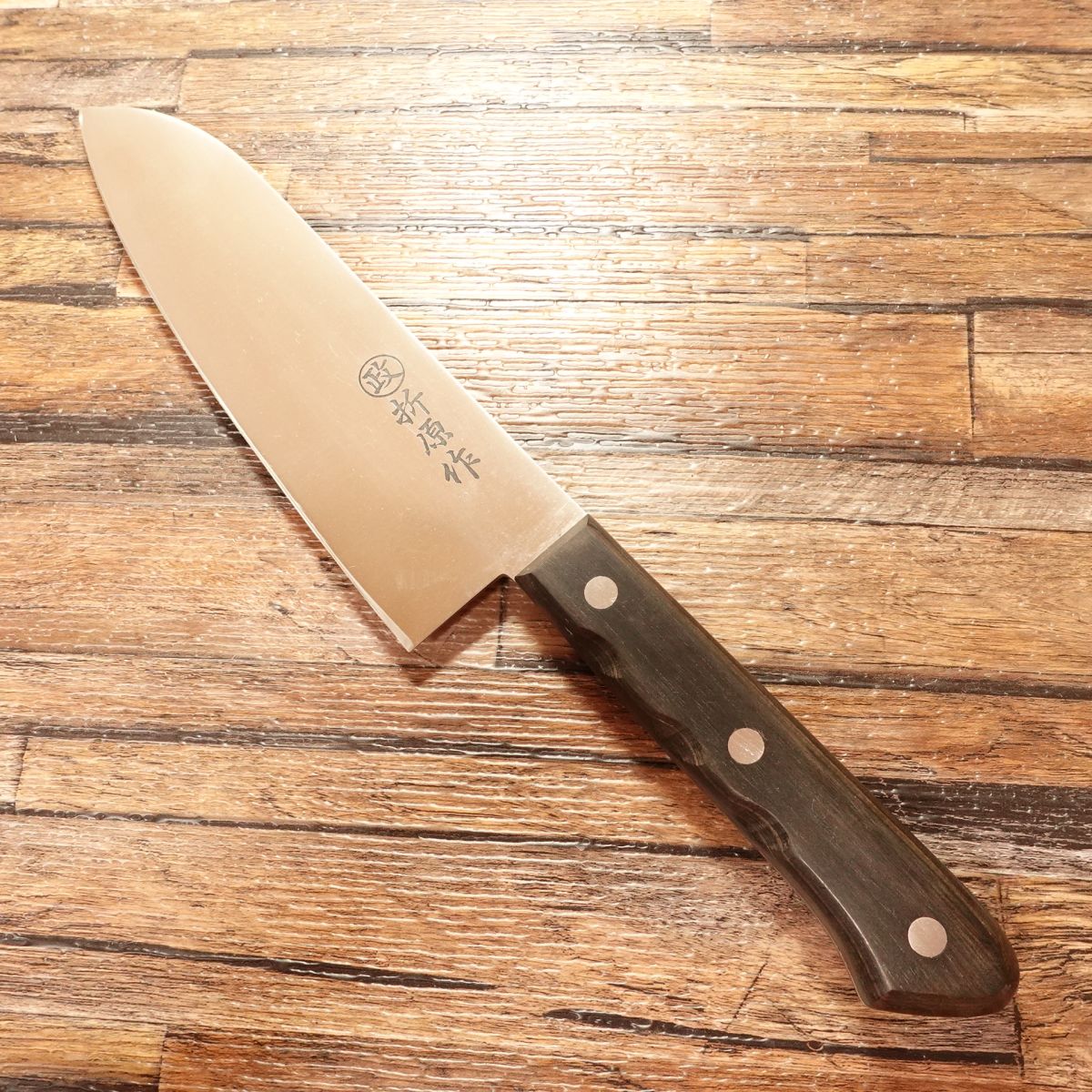 Orihara Santoku Knife, Sharpened, All-Purpose Knife, "Masa" Marking, Unused with Box, 170mm