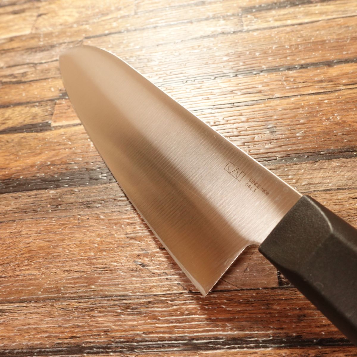 Sekimagoroku Santoku Knife, Sharpened, Wakatake Series, All-Purpose Knife, KAI, Near Unused, 170mm