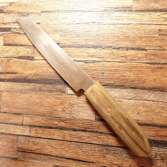 TOKANA Santoku Knife, Sharpened, Bunka Style, KINGAMI Gold Steel, Stainless, 155mm