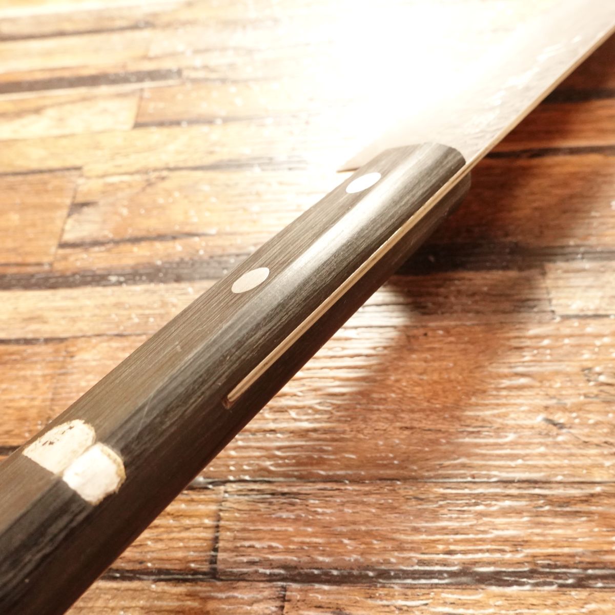 Yamashita Santoku Knife, Sharpened, Hammered Finish, Forged, All-Purpose Knife, 165mm