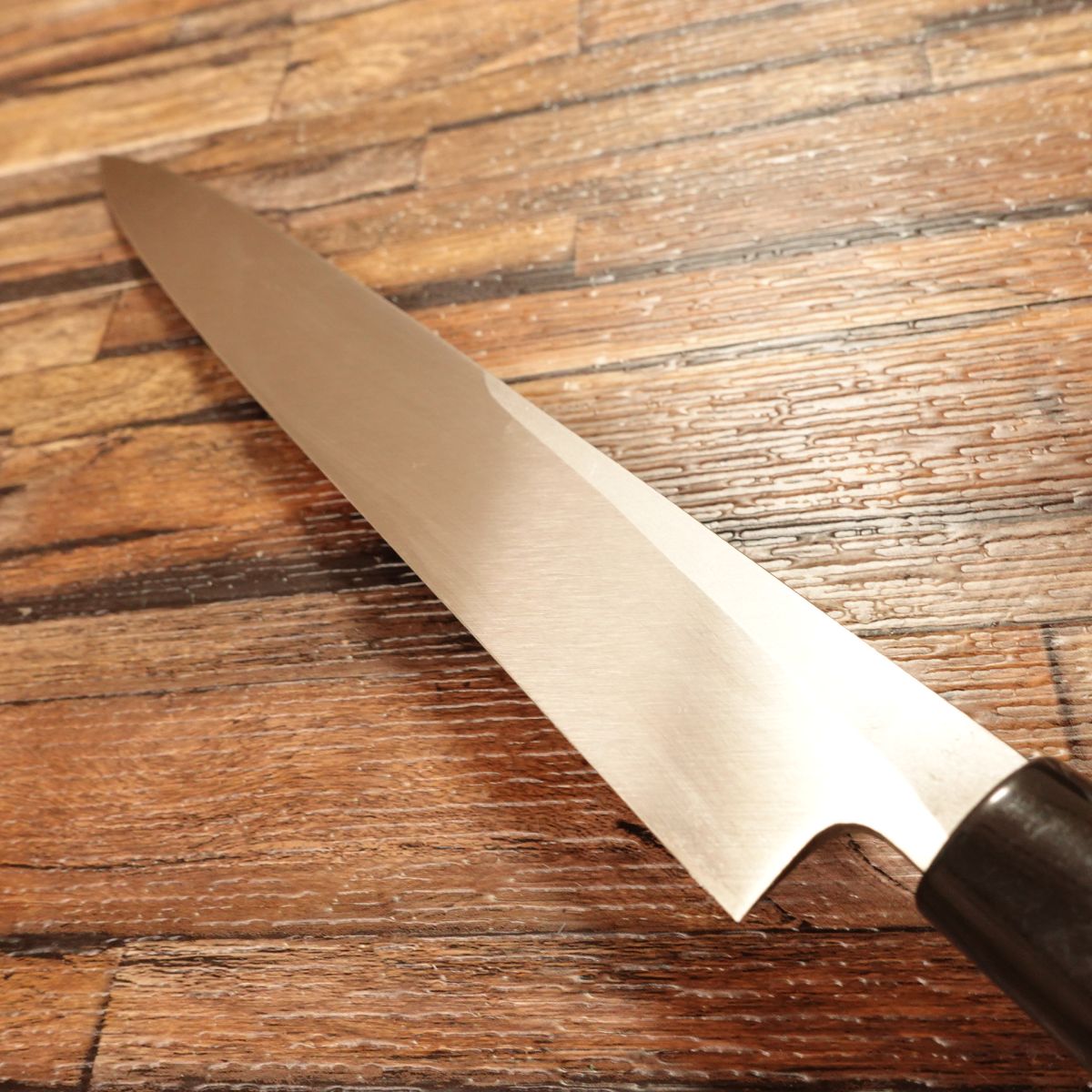 Hiromoto Yanagiba Knife, Sharpened, Sashimi Knife, Handcrafted, Hiromoto Saku, Unused Stored Item, Boxed, 240mm