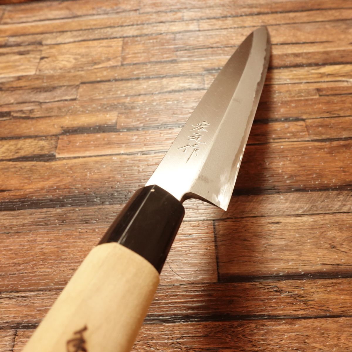 Hiromoto Yanagiba Knife, Sharpened, Sashimi Knife, Handcrafted, Hiromoto Saku, Unused Stored Item, Boxed, 240mm