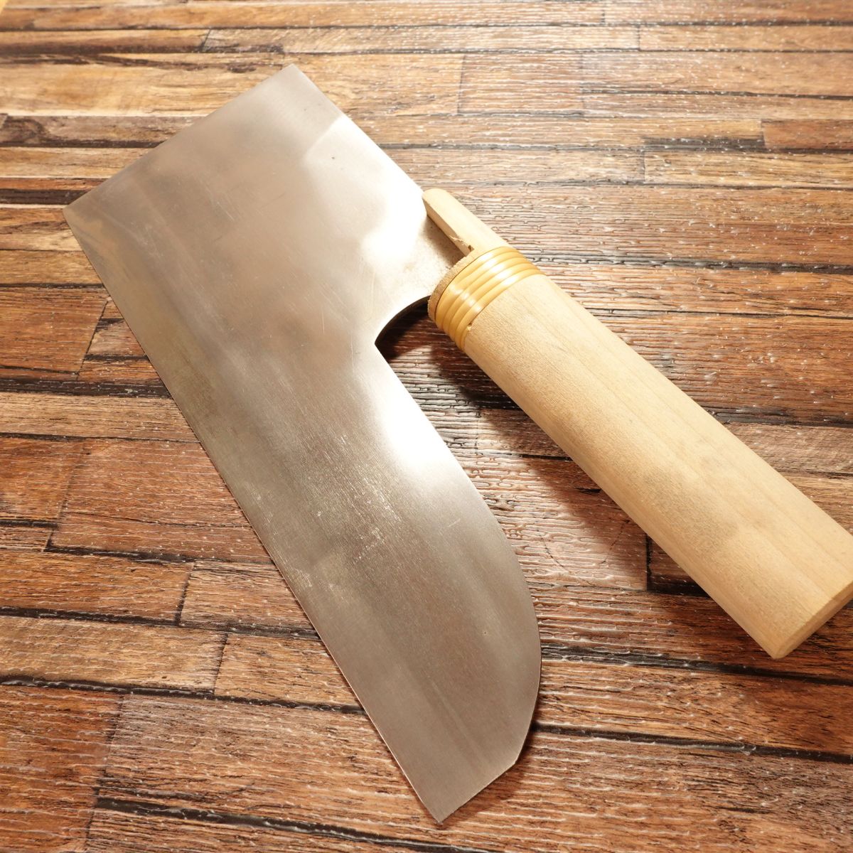 Kamofuji Soba Cutter Knife, Sharpened, "Furusato" Soba Knife, Echizen Kamofuji, Noodle Cutter, Nearly Unused Stored Item, 240mm