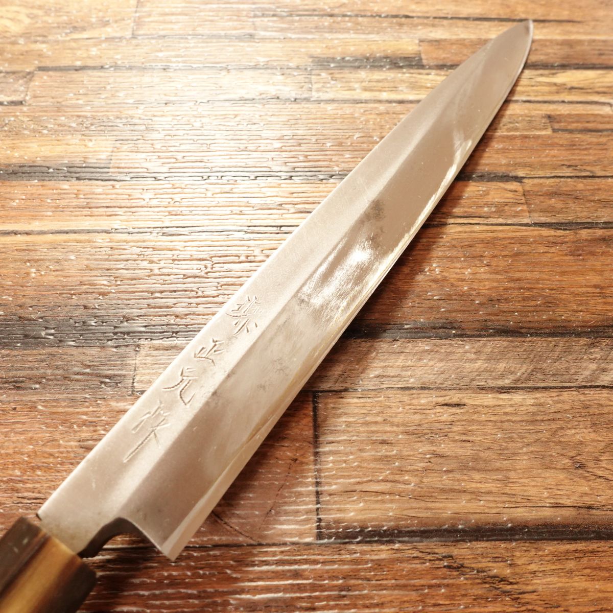 Sakai Masamoto Yanagiba Knife, Sharpened, Sashimi Knife, Buffalo Horn Handle, Kobe Central Market, 240mm