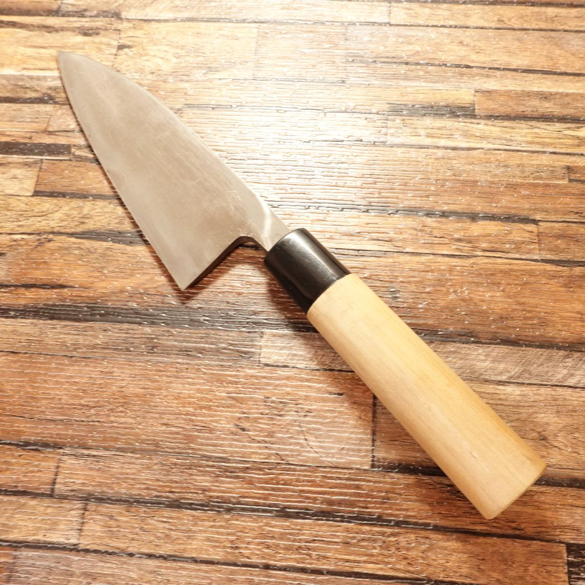 Tobimine Deba Knife, Sharpened, Tokusen Hagane, Single Bevel, 155mm