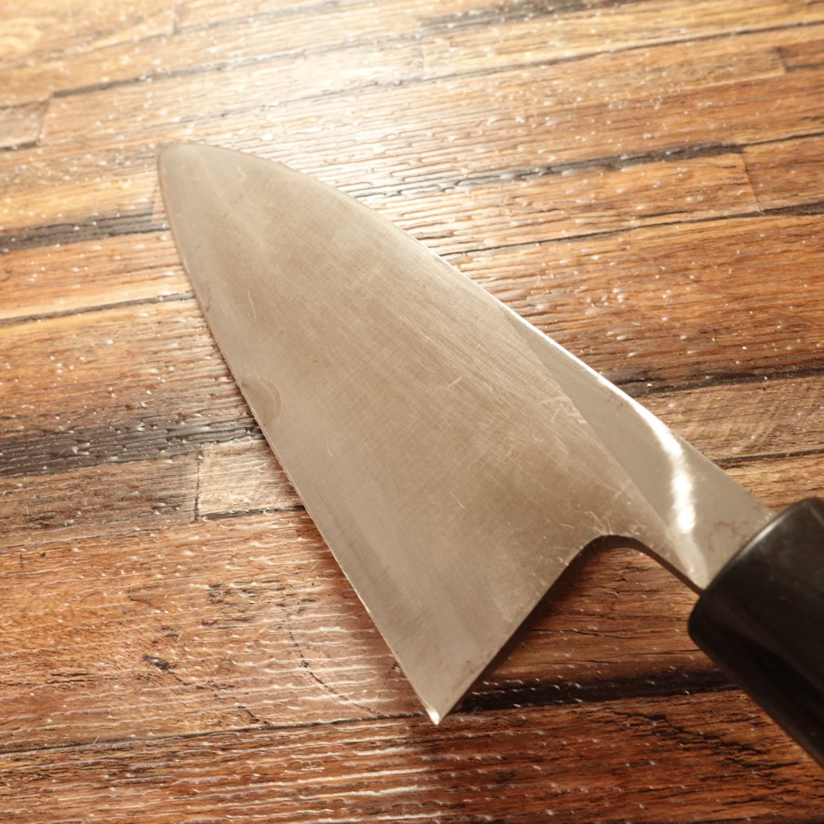 Tobimine Deba Knife, Sharpened, Tokusen Hagane, Single Bevel, 155mm