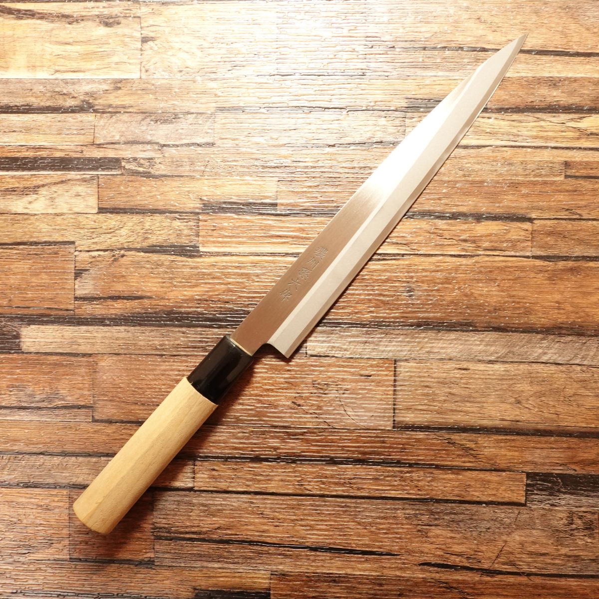 Noshu Magoroku Yanagiba Knife, Sharpened, Sashimi Knife, Stainless Steel, Unused, 215mm