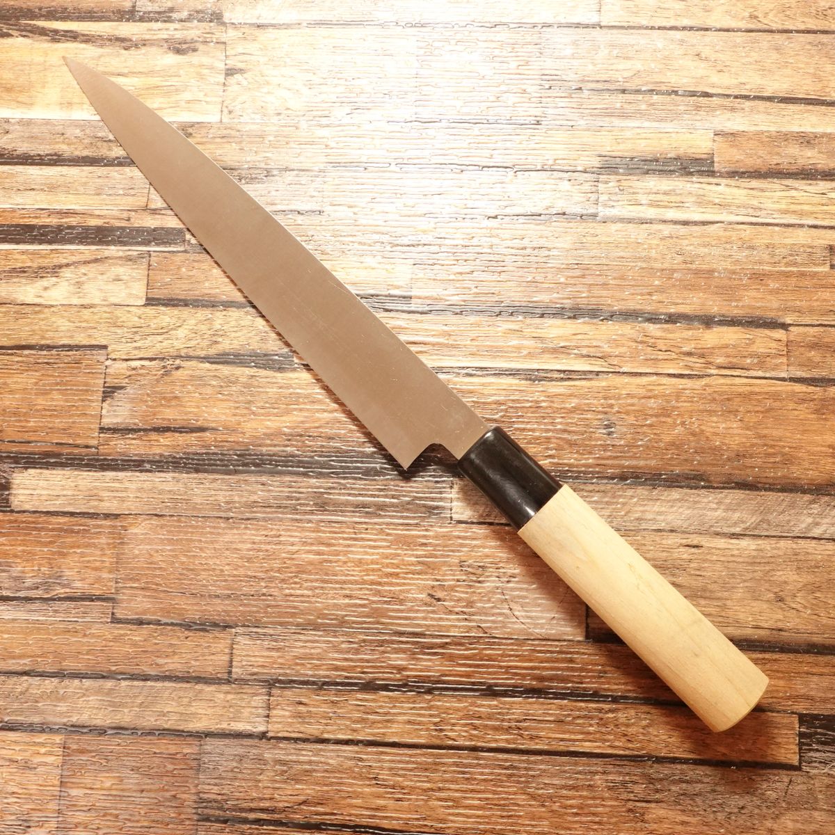 Noshu Magoroku Yanagiba Knife, Sharpened, Sashimi Knife, Stainless Steel, Unused, 215mm