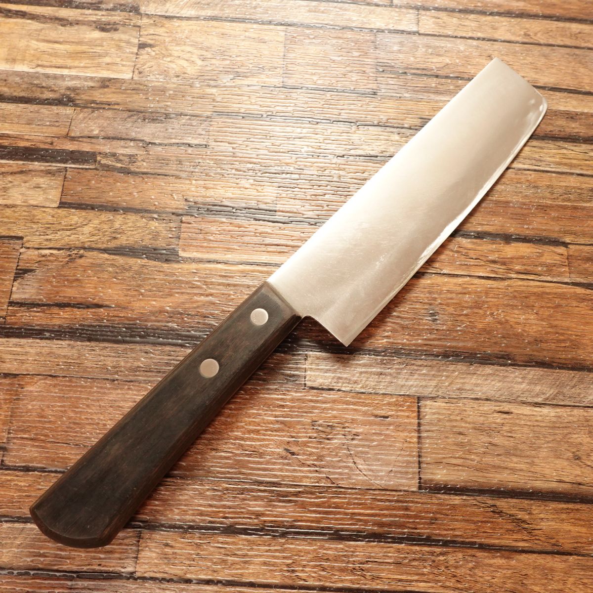 Couteau Nakiri Sakai Kazuhiro, affûté, Hon-Warikomi, double biseau, 165 mm