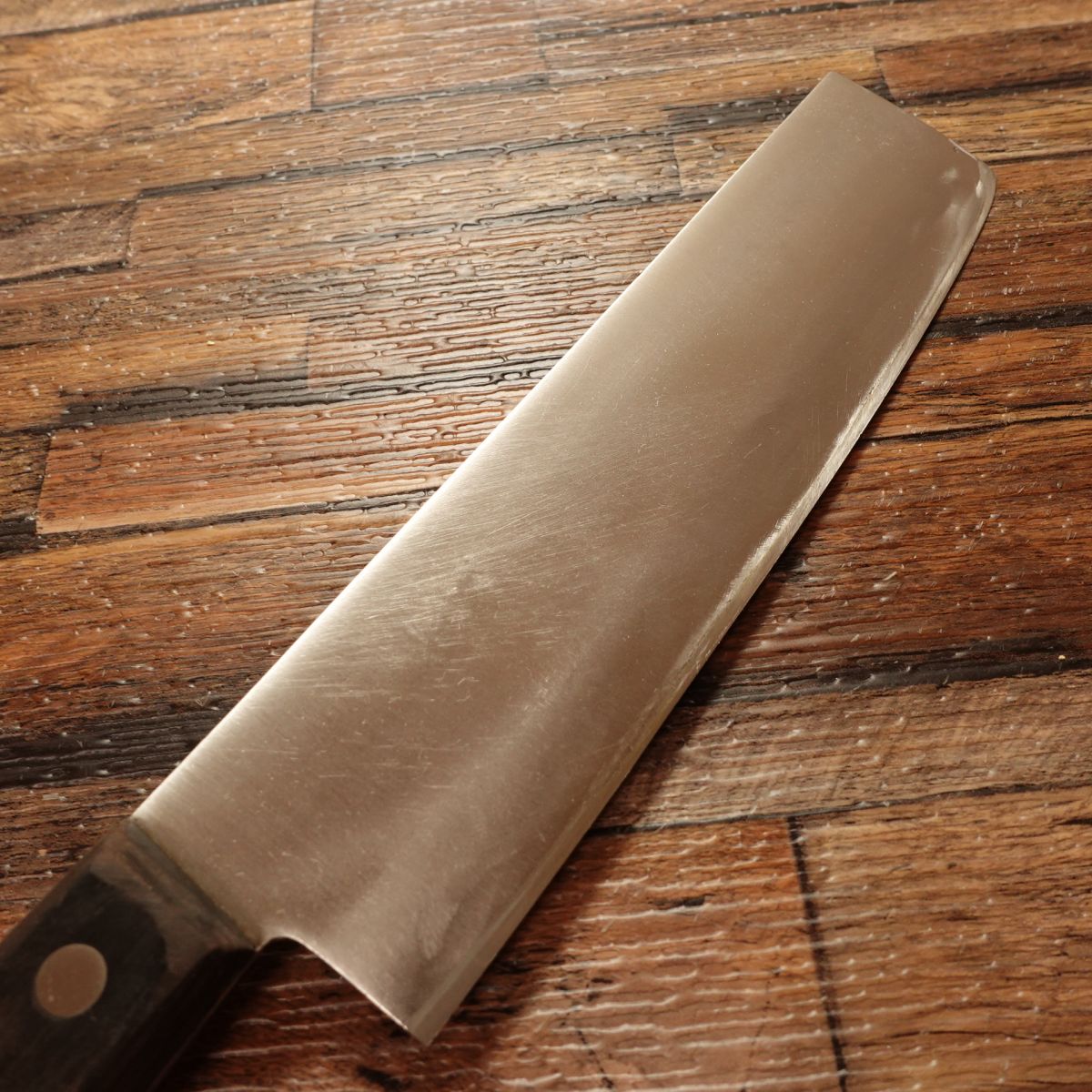 Couteau Nakiri Sakai Kazuhiro, affûté, Hon-Warikomi, double biseau, 165 mm