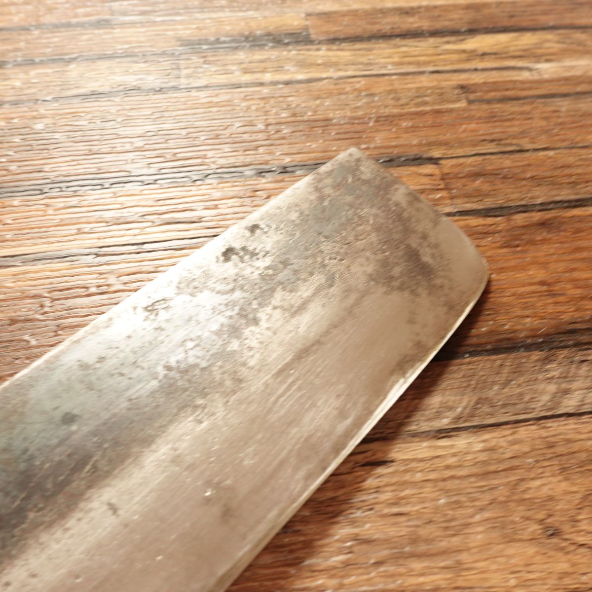 Yamaho Nakiri Knife, Sharpened, Tosa Forged, Black-Forged, Aogami Blue Steel, 165mm