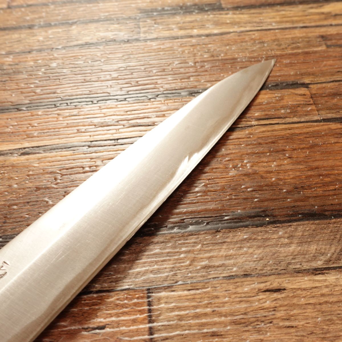 Unshu Tadayoshi Yanagiba Knife, Sharpened, Sashimi Knife, Hagane Steel, Near Unused, 210mm