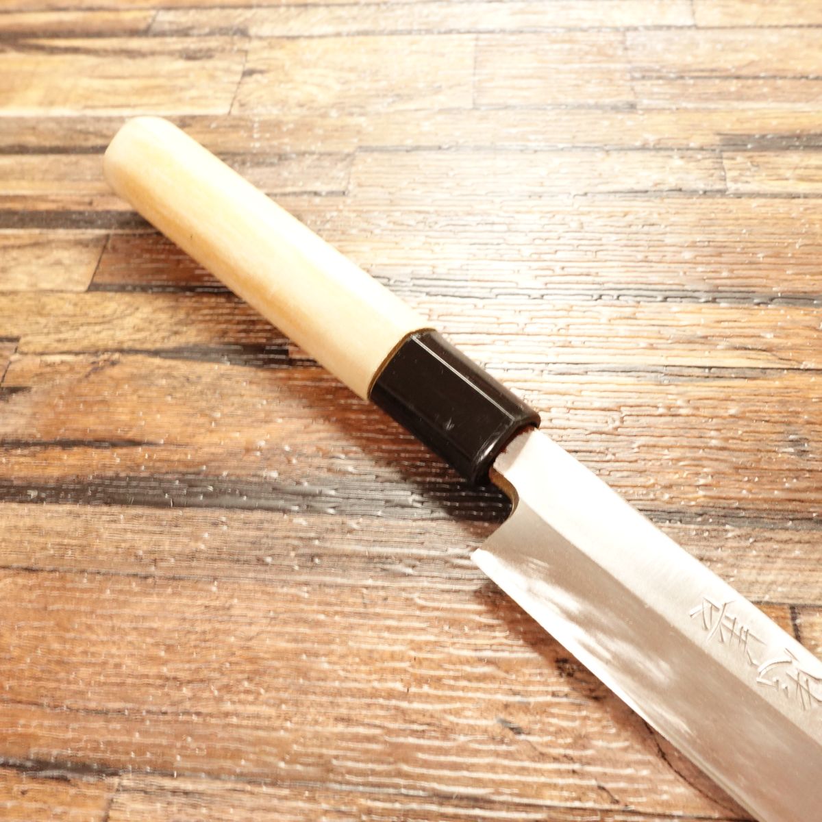 Unshu Tadayoshi Yanagiba Knife, Sharpened, Sashimi Knife, Hagane Steel, Near Unused, 210mm