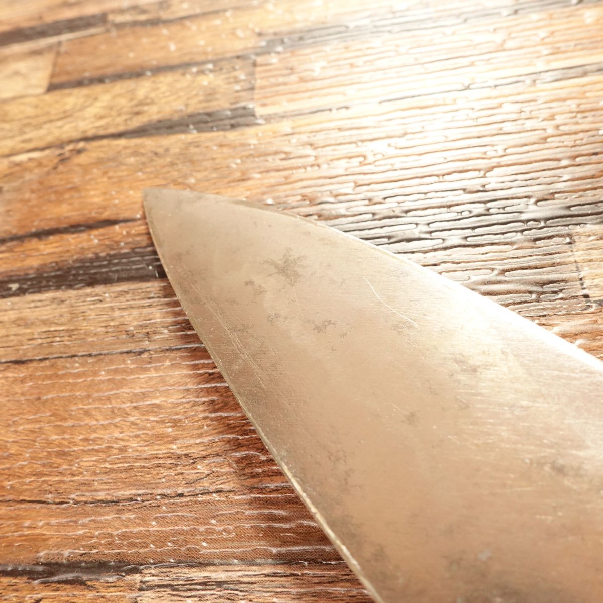 Kiyohiro Aji-Kiri Knife, Sharpened, Small Deba Knife, Sakai Kiyohiro Custom-Made, 125mm