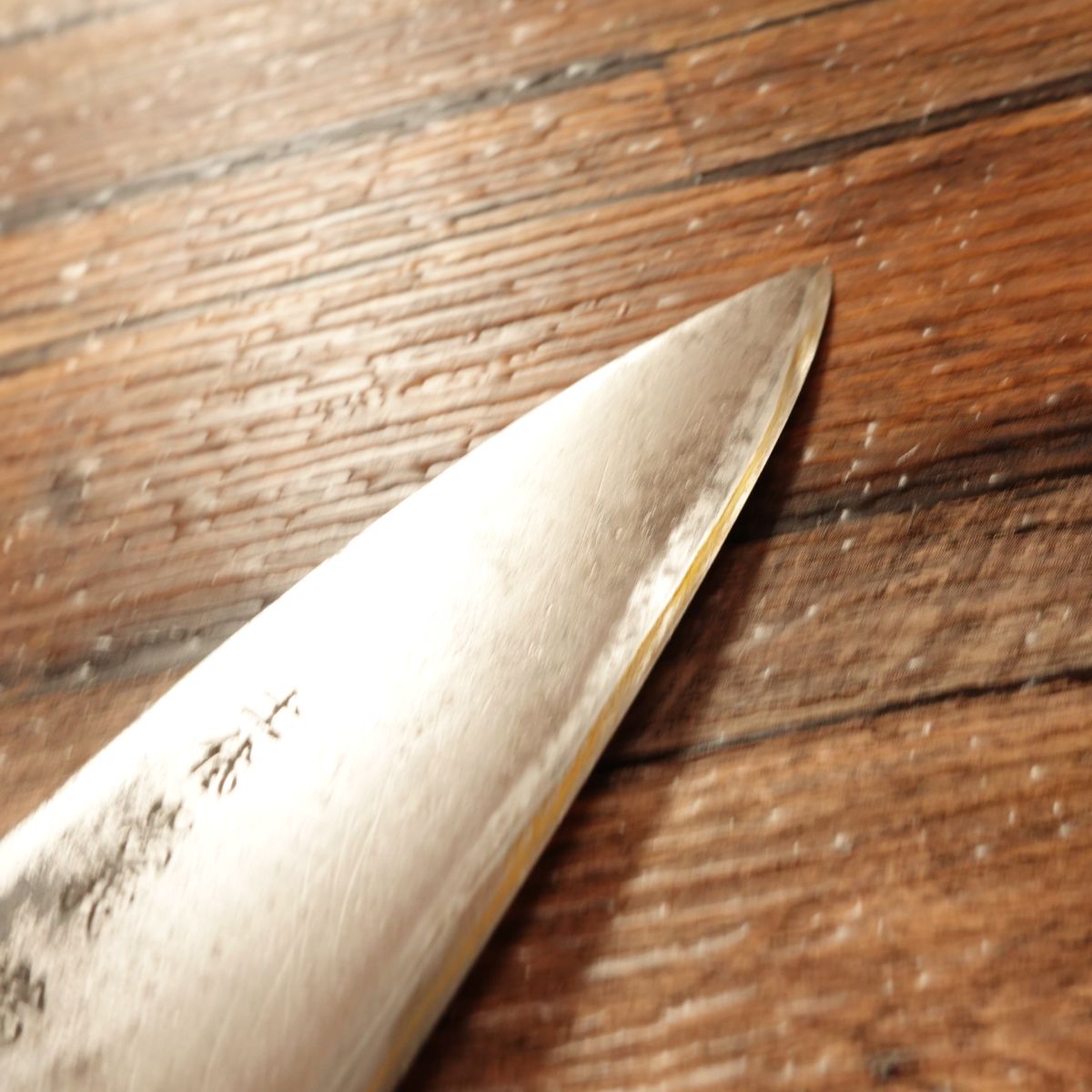 Tosa Tadayoshi Aji-Kiri Knife, Sharpened, Premium Small Deba Knife, Custom Handle, 100mm