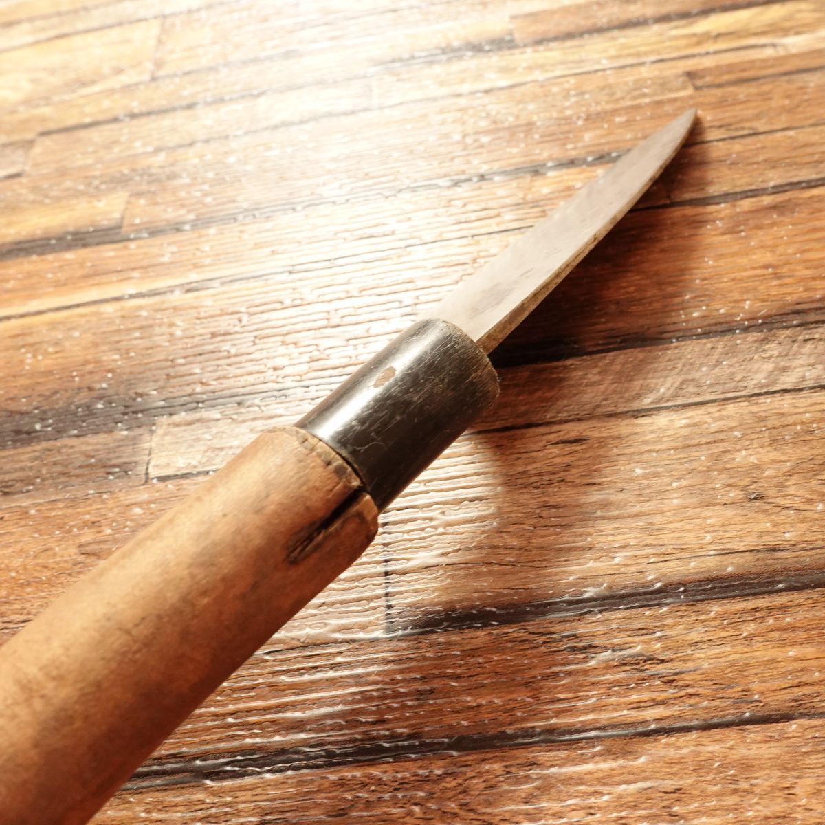 Tosa Tadayoshi Aji-Kiri Knife, Sharpened, Premium Small Deba Knife, Custom Handle, 100mm