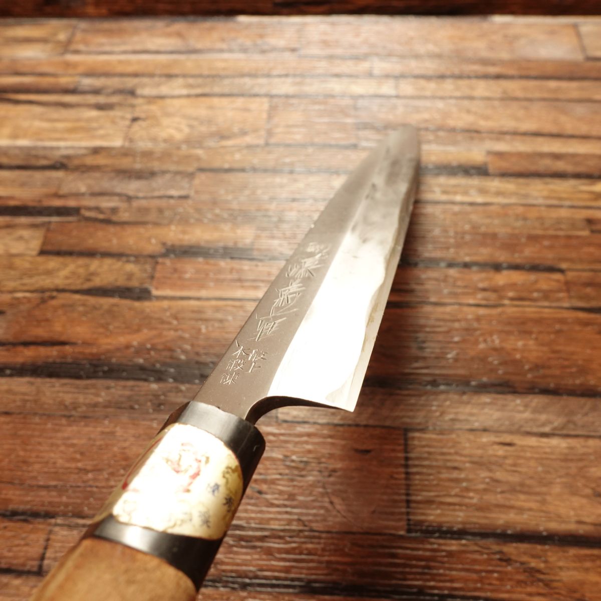 Minamoto Kikushige Yanagiba Knife, Sharpened, Sashimi Knife, Sakai, Finest Forged, With Seal, 240mm