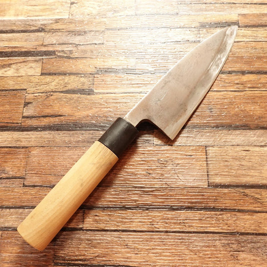 Tametsugu Deba Knife, Sharpened, Hagane Steel, Single Bevel, 145mm