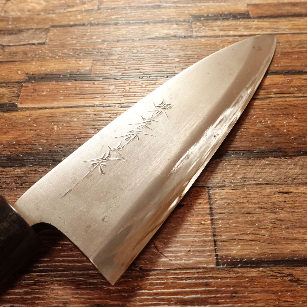 Sakai Takayuki Deba Knife, Sharpened, Water Buffalo Handle, Well-Maintained, Superior Grade, 180mm