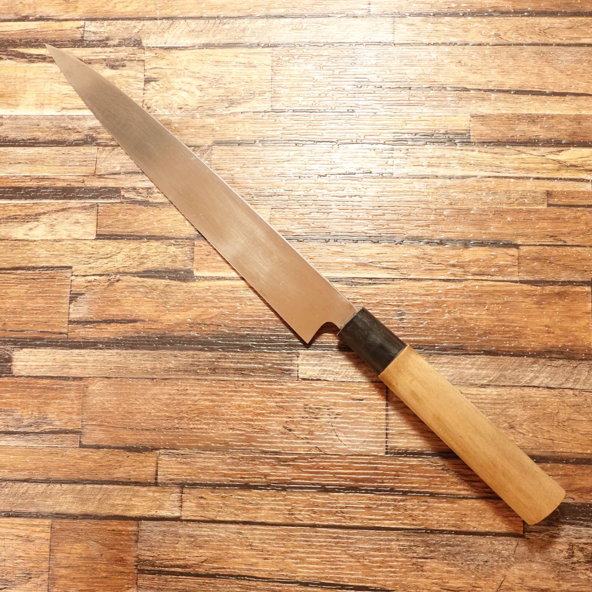 Wakajishi Yanagiba Knife, Sharpened, Sashimi Knife, Special, Nearly Unused Stored Item, 235mm