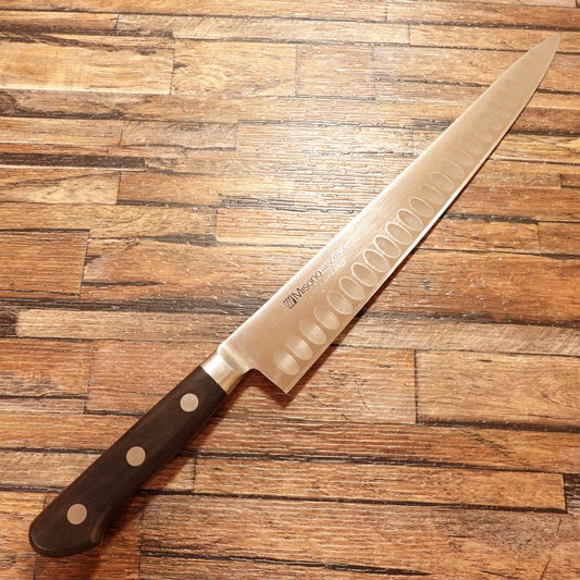 Misono Sujihiki Knife, Sharpened, Salmon, Sujihiki, Dimpled Blade, Misono, Nearly Unused Stored Item, 275mm