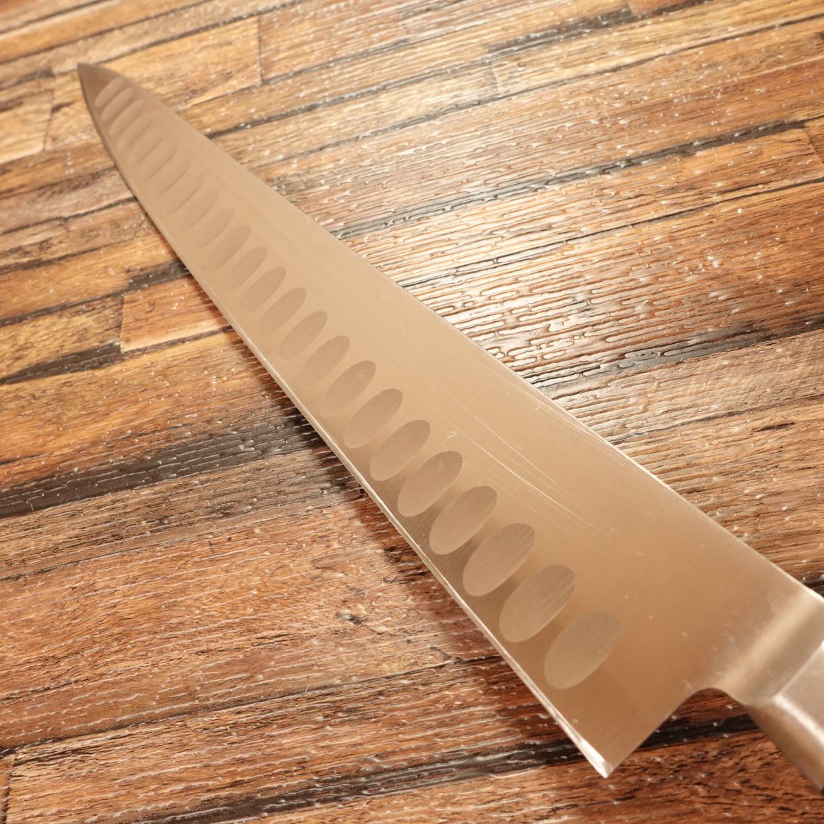 Misono Sujihiki Knife, Sharpened, Salmon, Sujihiki, Dimpled Blade, Misono, Nearly Unused Stored Item, 275mm