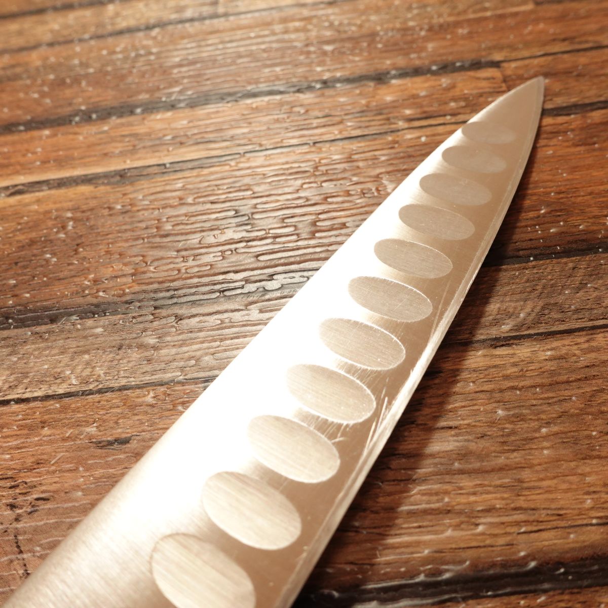 Misono Sujihiki Knife, Sharpened, Salmon, Sujihiki, Dimpled Blade, Misono, Nearly Unused Stored Item, 275mm