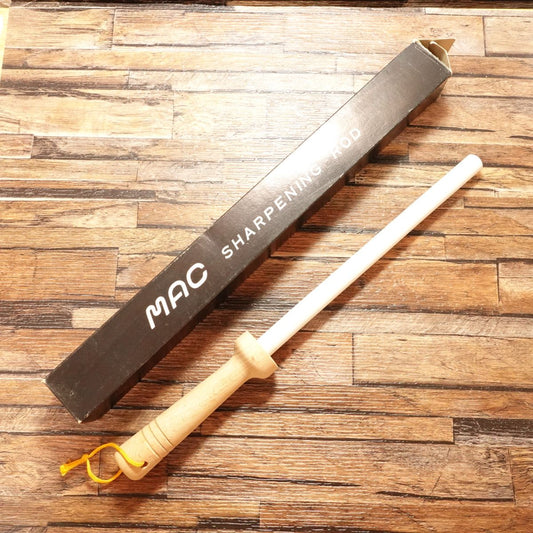 MAC Sharpening Rod, Ceramic Sharpener, MAC Pole Stone, Steel Rod, With Box, 205mm