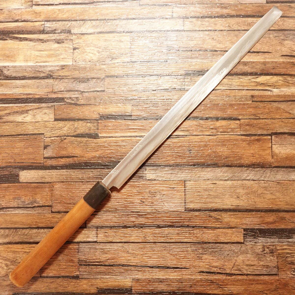 Masamoto Tako-Hiki Knife, Sharpened, Water Buffalo Handle, Sashimi Knife, Octopus Cutter, 305mm