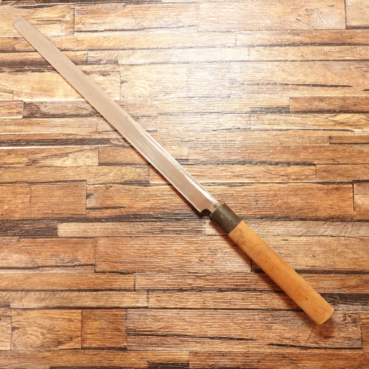 Masamoto Tako-Hiki Knife, Sharpened, Water Buffalo Handle, Sashimi Knife, Octopus Cutter, 305mm