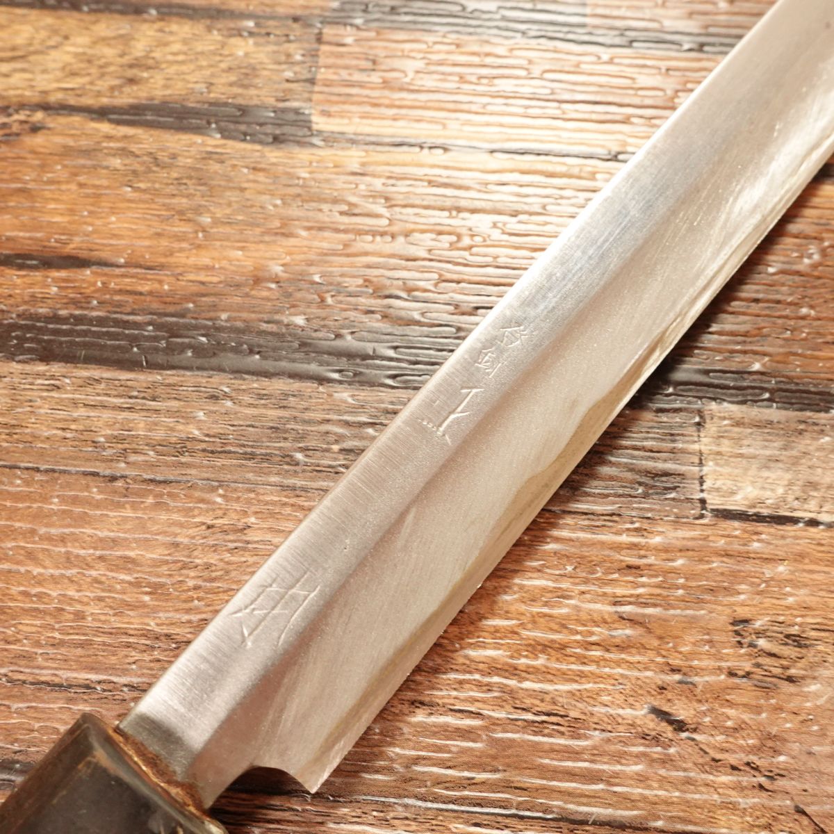 Masamoto Tako-Hiki Knife, Sharpened, Water Buffalo Handle, Sashimi Knife, Octopus Cutter, 305mm