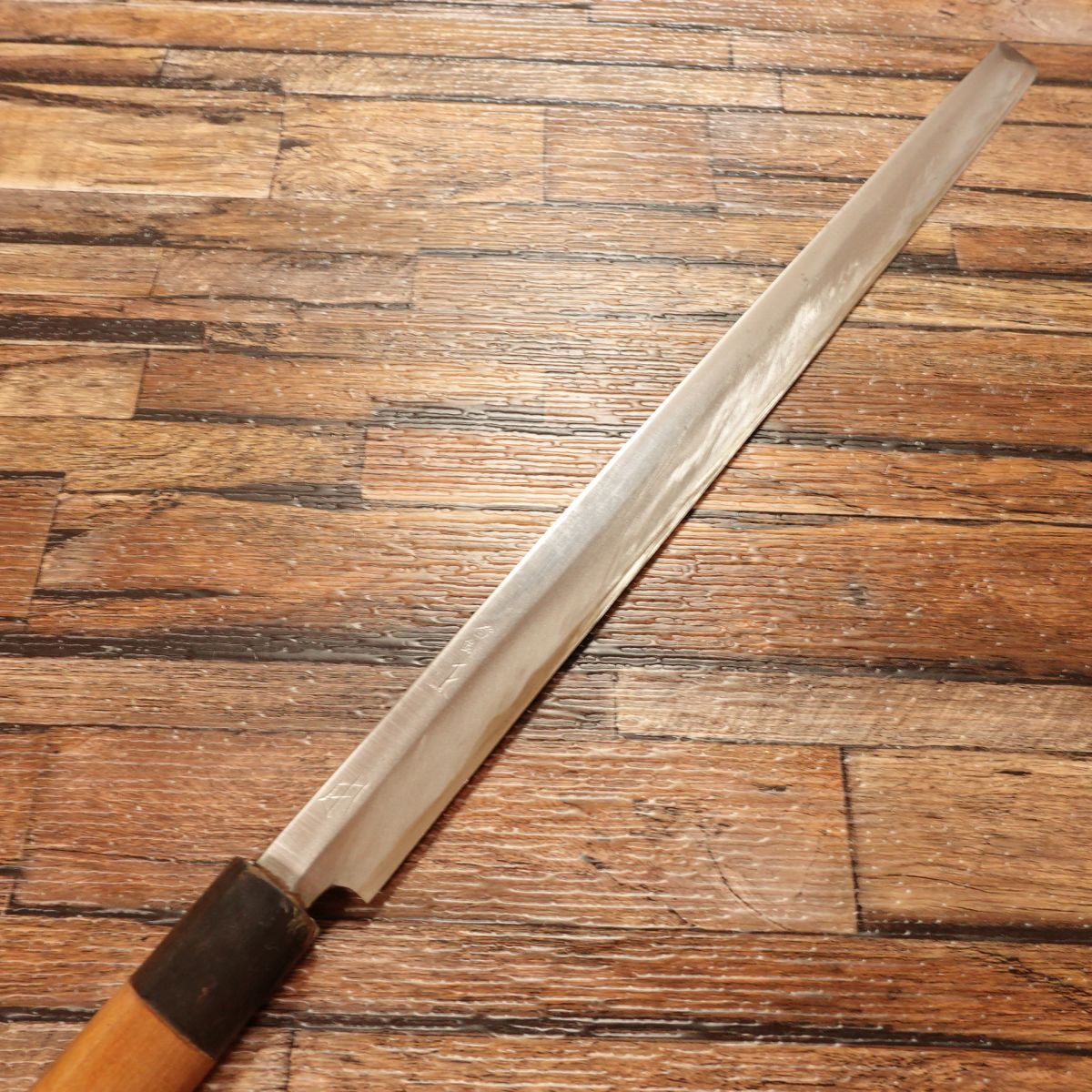 Masamoto Tako-Hiki Knife, Sharpened, Water Buffalo Handle, Sashimi Knife, Octopus Cutter, 305mm