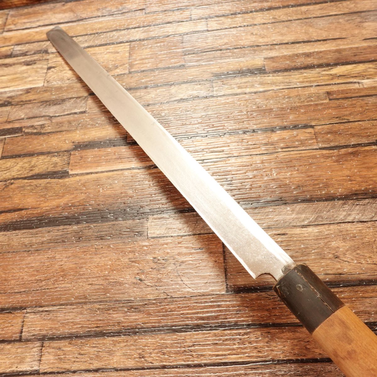 Masamoto Tako-Hiki Knife, Sharpened, Water Buffalo Handle, Sashimi Knife, Octopus Cutter, 305mm