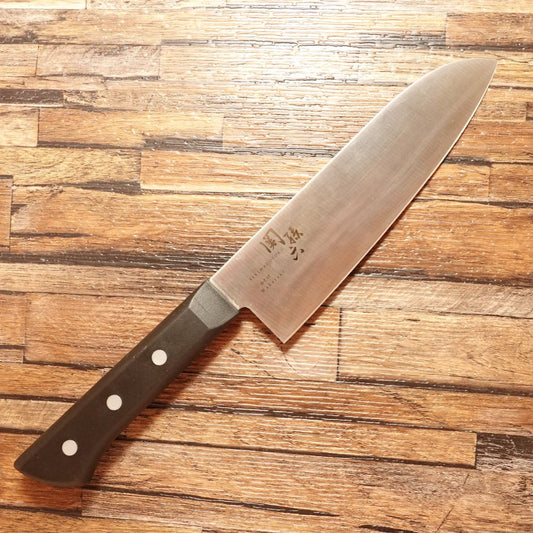 Sekimagoroku (関孫六) Santoku Knife, Sharpened, Wakatake Series, All-Purpose Knife, Stainless Steel, KAI Corporation, 170mm