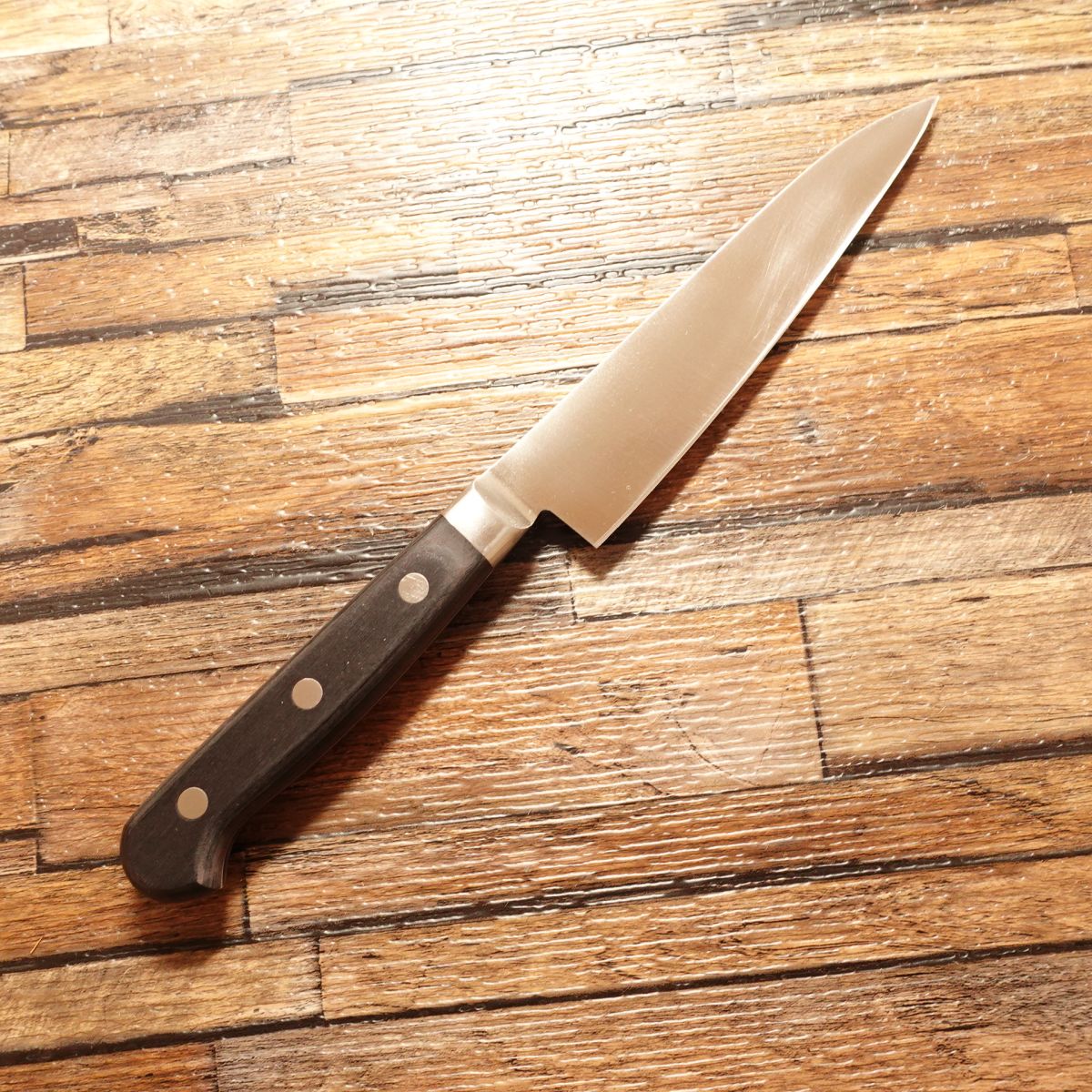 Goh Umanosuke Yoshihiro Petty Knife, Sharpened, Molybdenum Stainless, Fruit Knife, Decorative Cutting, 125mm