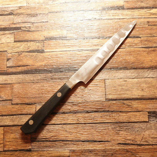 Glestain Petty Knife, Sharpened, Dimpled, 80:20 Grind, Fruit Knife, 145mm